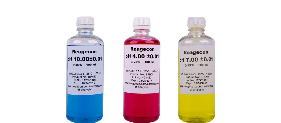 REAGECON Puffer oldat készlet 3 x 100 ml